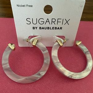 SUGARFIX by BaubleBar Resin Hoop Earrings